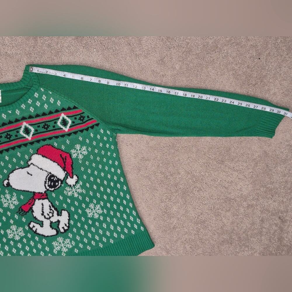 Christmas Sweater | Snoopy - Green | Juniors XXXL - Picture 6 of 10